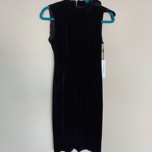 Calvin Klein Black Velvet Dress